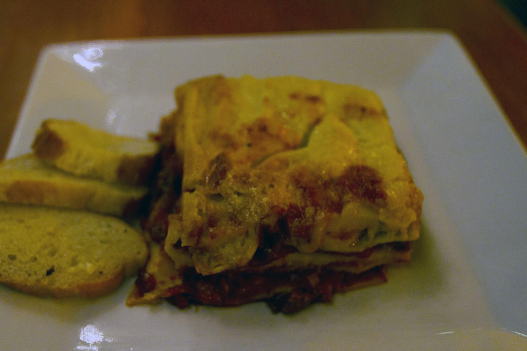 Short rib lasagna