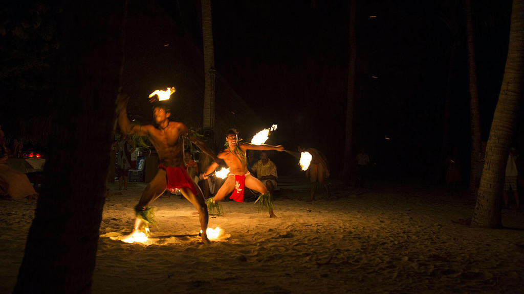 Fire dancing