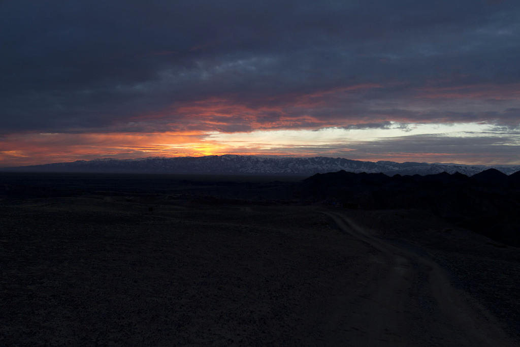 Hint of sunrise