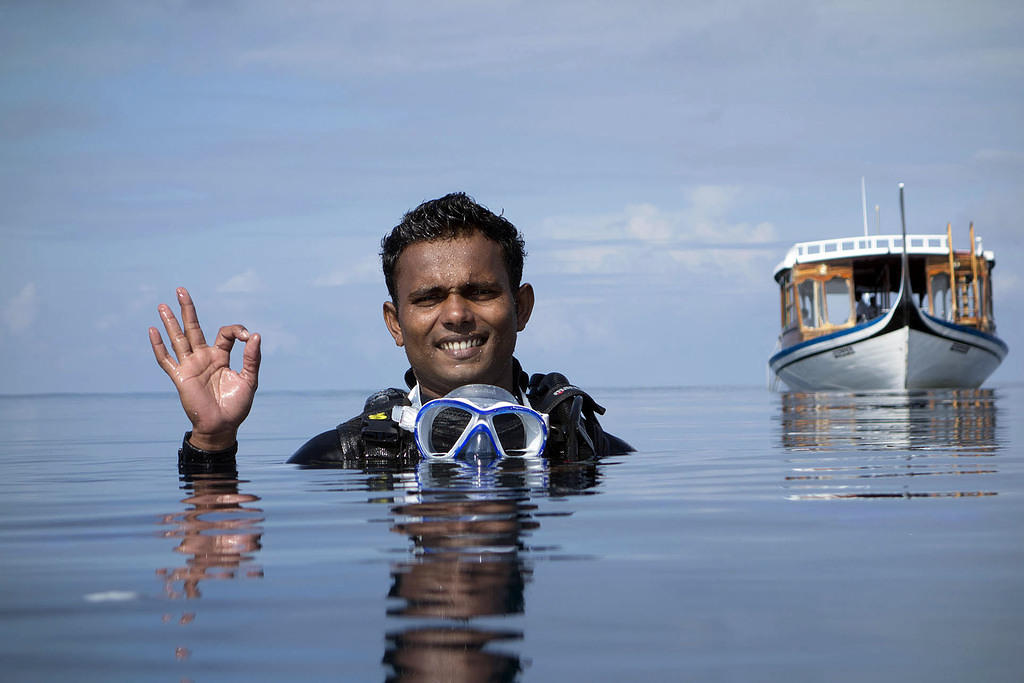 Ashfaq, dive master