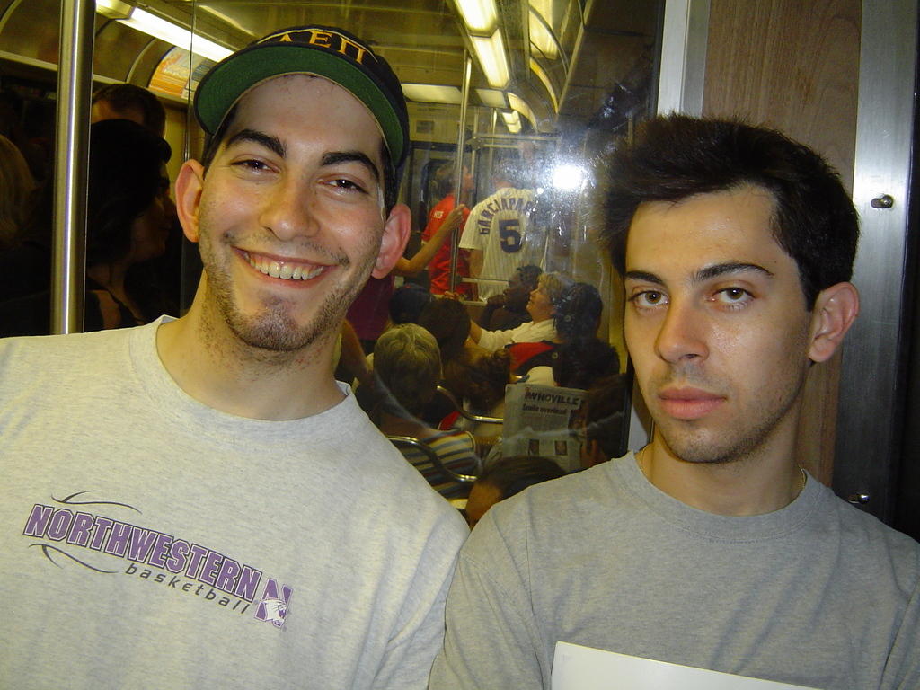 Jared and Blake on the El