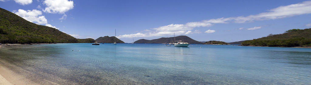 Waterlemon Bay panorama, St John