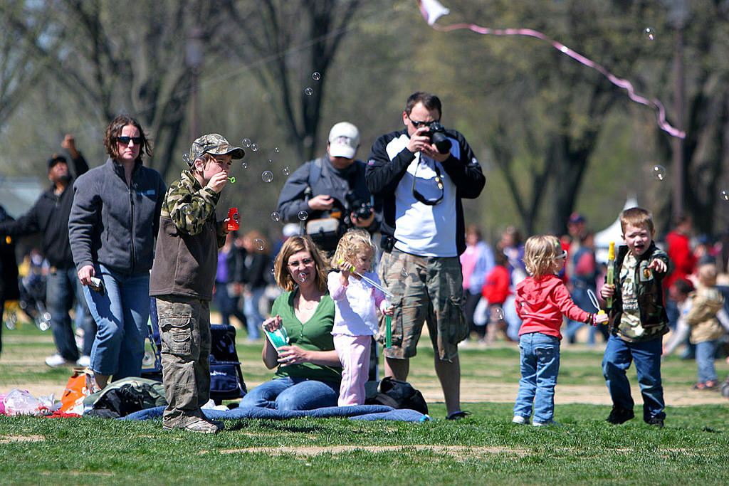 Blowing bubbles