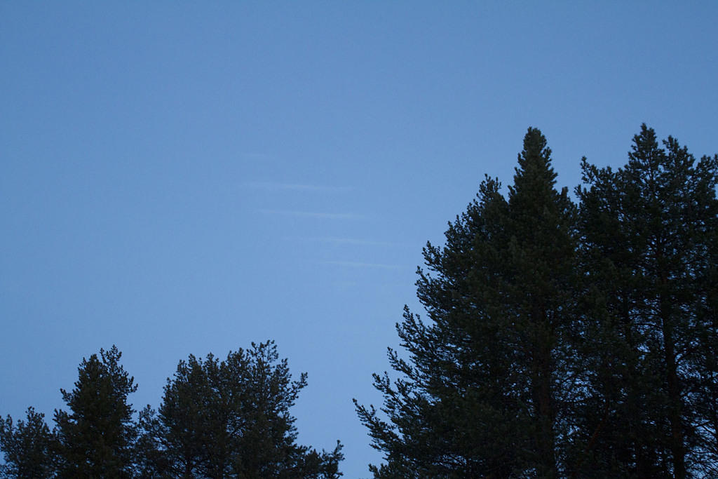 Why are these clouds forming in parallel lines?