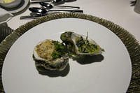 Baked oysters
