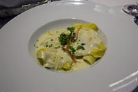 Truffle ravioli