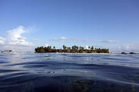 Island from reef edge