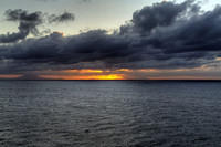 HDR sunset 1 leaving Antigua