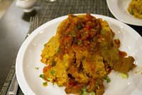 Conch mofongo relleno (stuffed plantain) 