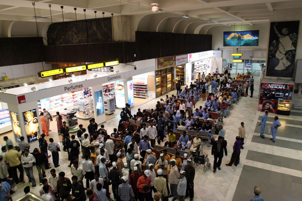 Delhi airport--THE WORST PLACE ON EARTH. 