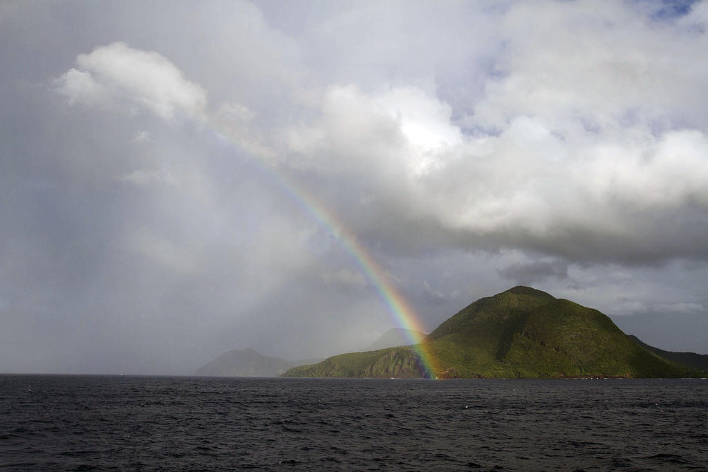 Rainbow over Martinique