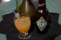 Rum punch and Belikin