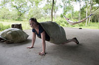 Galapagos-style push-ups