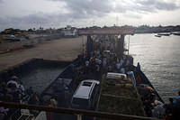 Ferry across Gambia