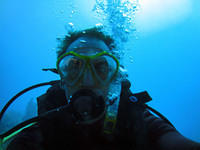Diving selfie