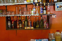 Bush rum at Miranda's, in Dominica.  Clove was our favorite