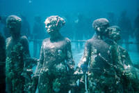 Underwater children statues, Grenada