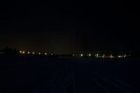 Downtown Inari at night