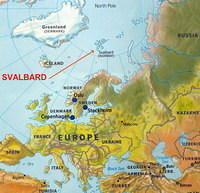 Svalbard is very far north.